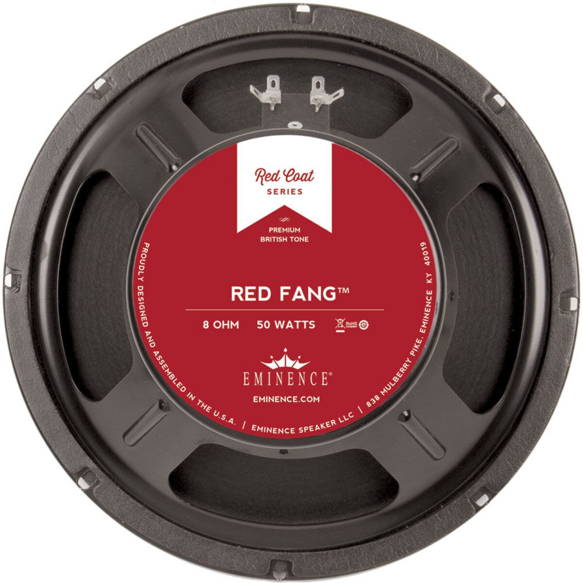 OPEN BOX Eminence Red Coat Red Fang 10" Guitar Speaker 50W 8 Ohm